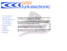 Tablet Screenshot of broehl-funk-electronic.de